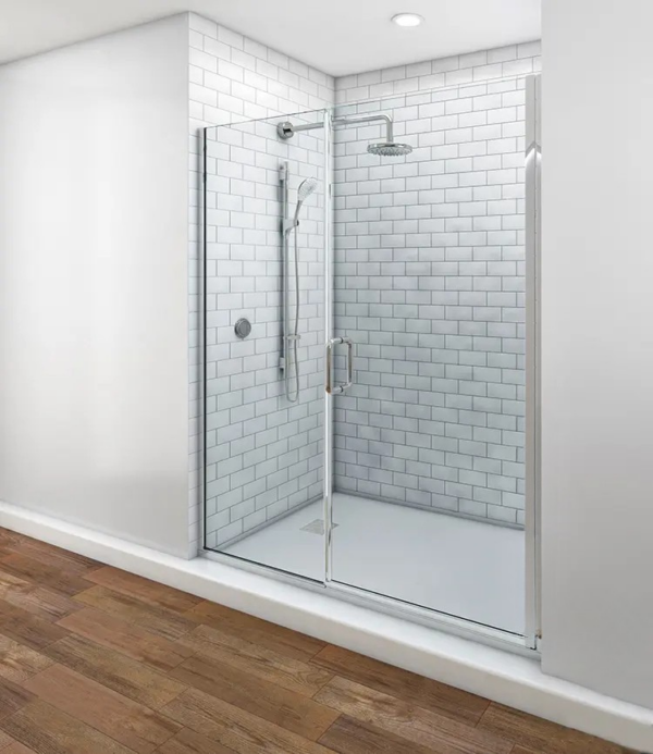 Heavy Swing Door with Fixed Panel